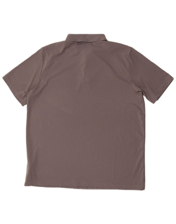 Męska koszulka polo Adidas Aeroready XL, szary poliester