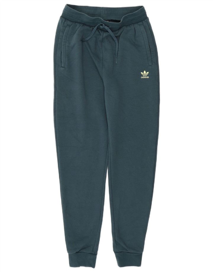 Damskie spodnie dresowe ADIDAS Joggers UK 6 XS Zielone