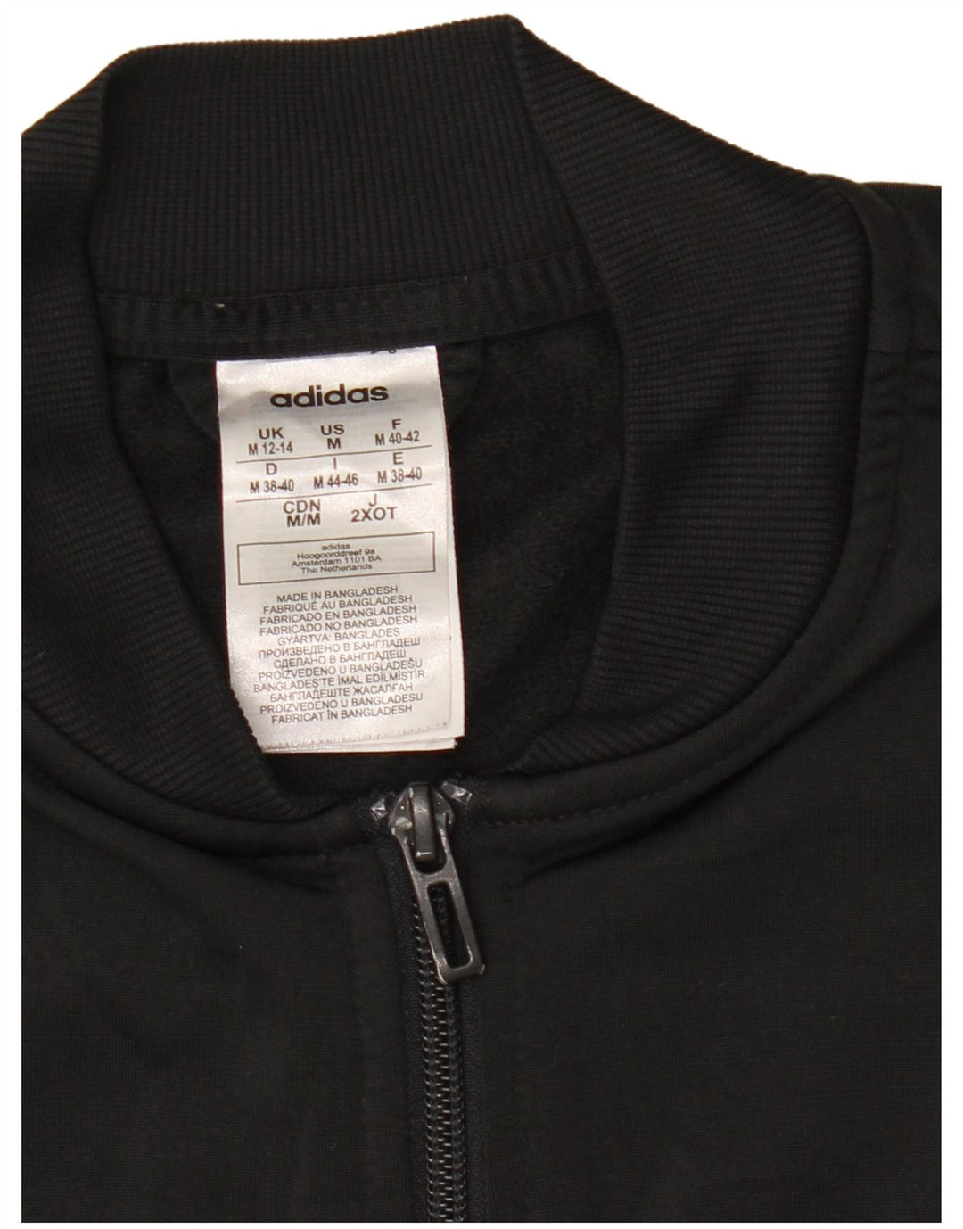 Damska bluza dresowa Adidas UK 12/14 Średni czarny poliester