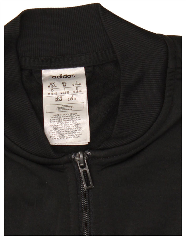 Damska bluza dresowa Adidas UK 12/14 Średni czarny poliester