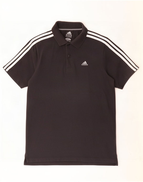 Męska koszulka polo Adidas Clima 365, średnia czarna, bawełniana