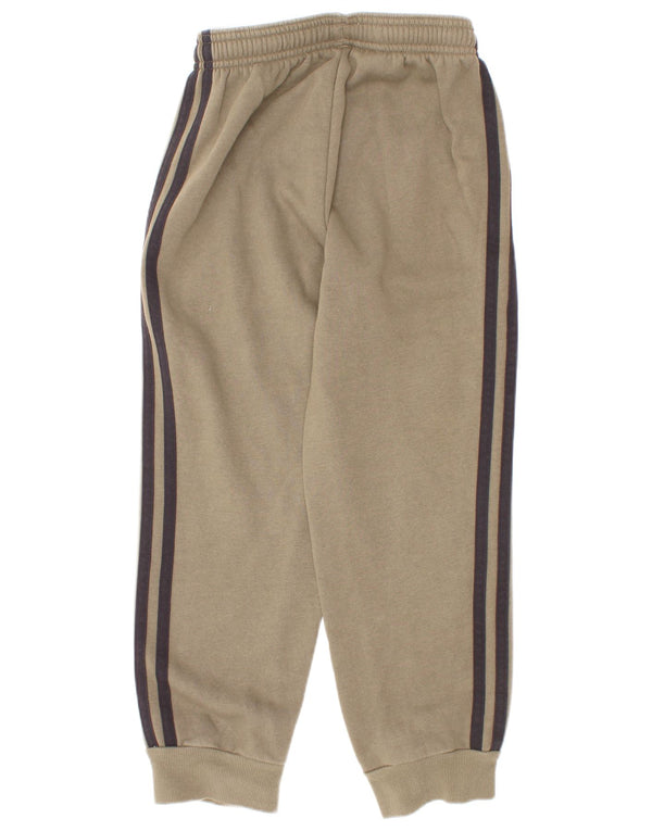 Adidas Chłopięce Spodnie Dresowe Joggery 6-7 Lat Khaki Bawełna