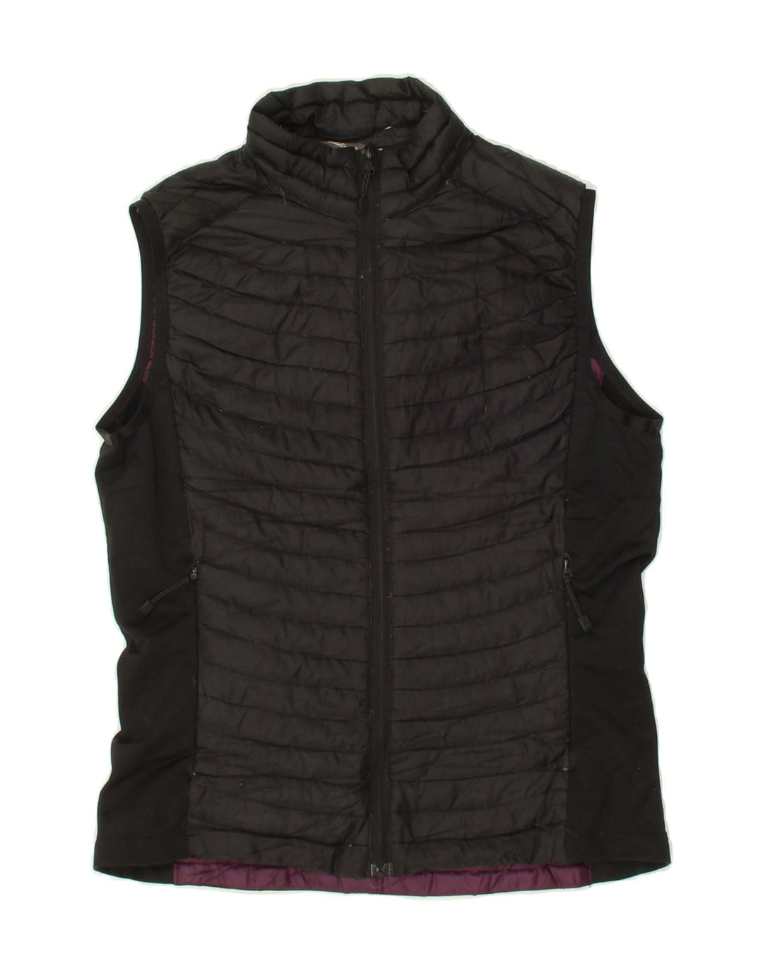EDDIE BAUER Womens Padded Gilet UK 6 XS Black Polyester Vintage Eddie Bauer and Second-Hand Eddie Bauer from Messina Hembry 