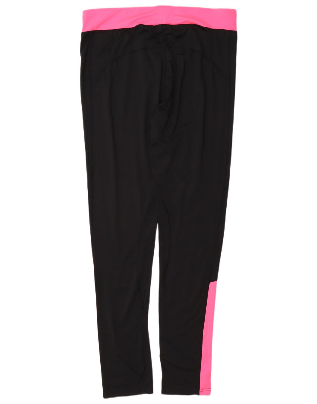 Legginsy damskie Ellesse UK 16, duże, czarne, poliestrowe bloki kolorów