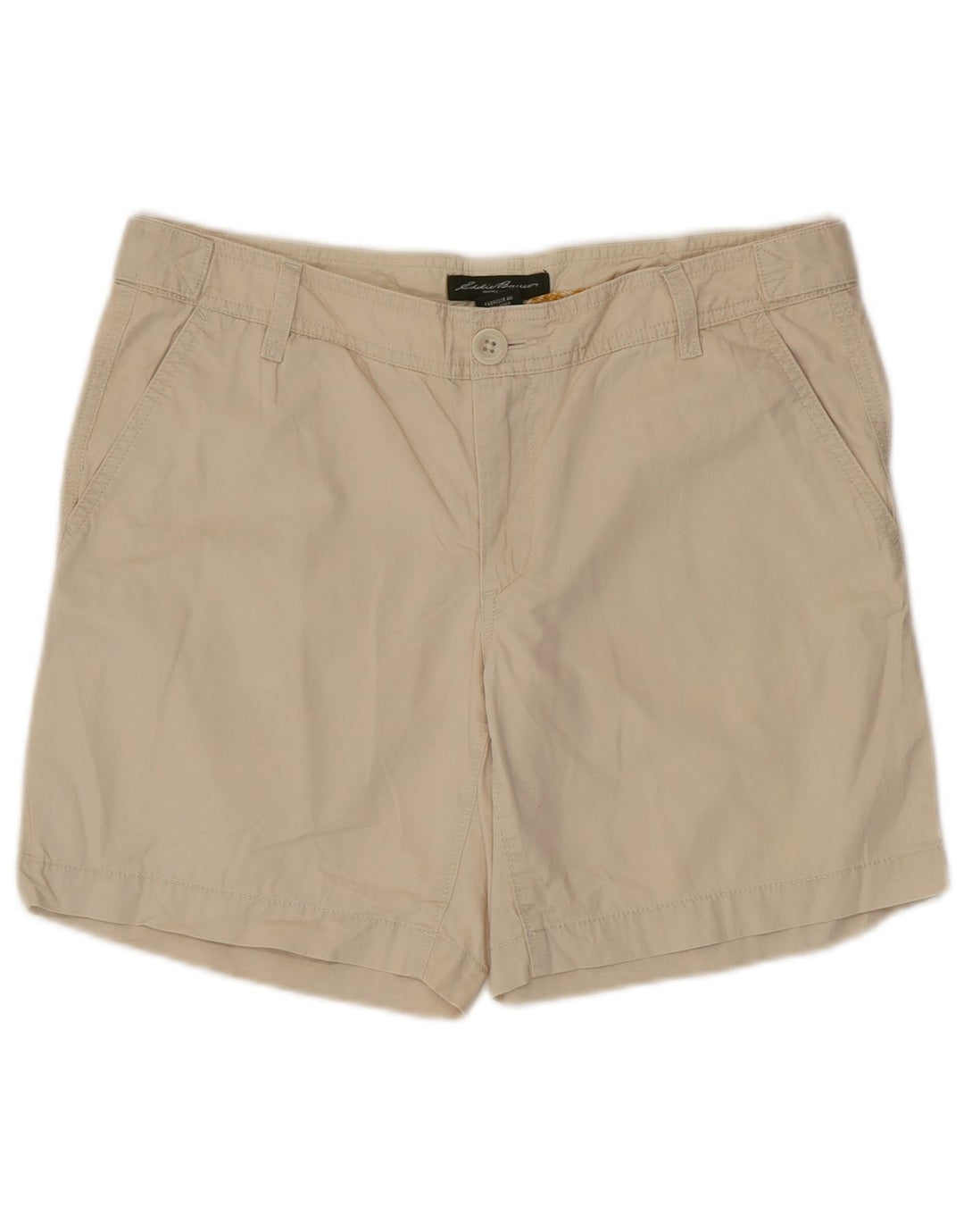 Damskie spodenki chino EDDIE BAUER US 6 Medium W34 beżowa bawełna