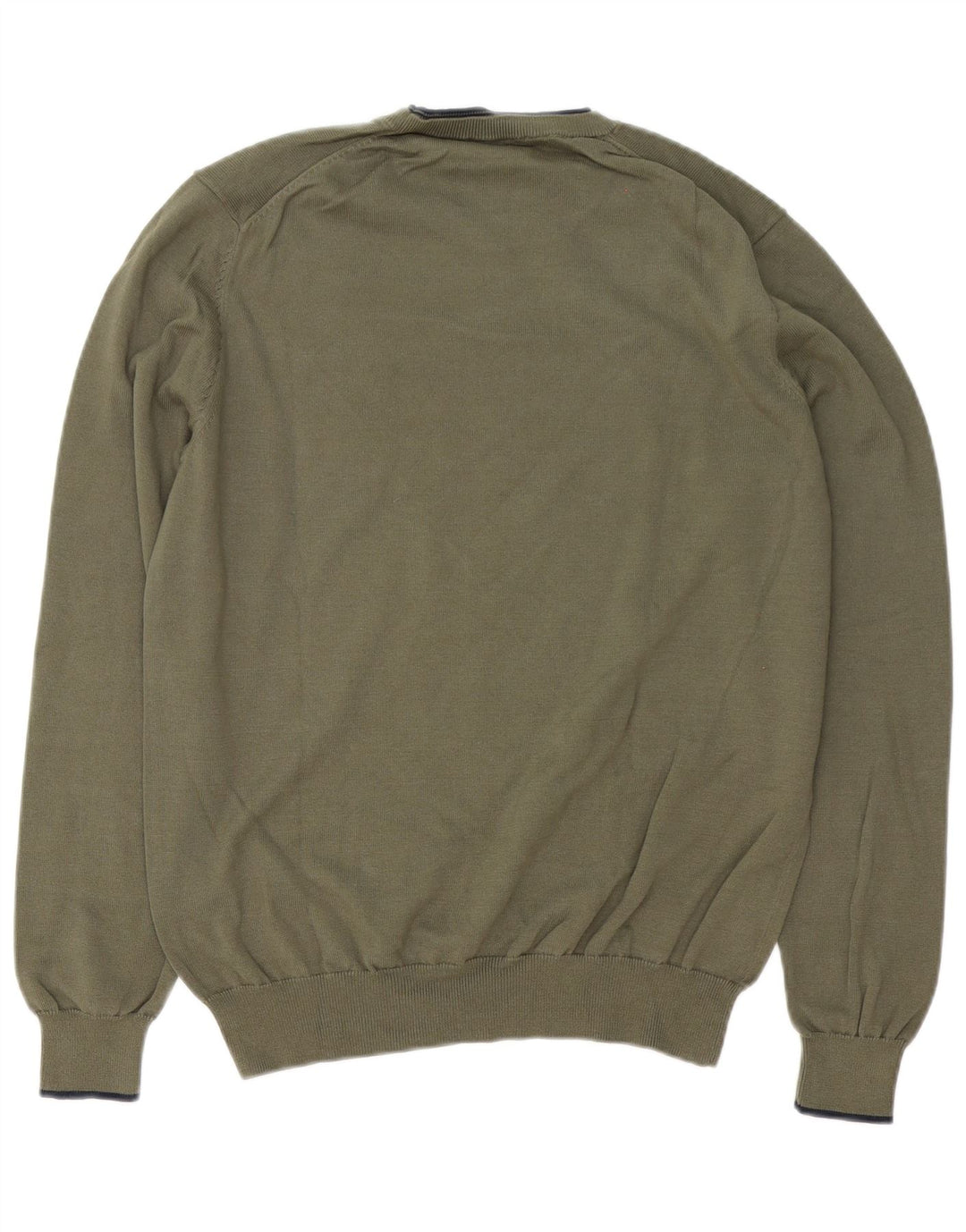 Męski sweter z okrągłym dekoltem North Sails, średniej wielkości bawełna khaki