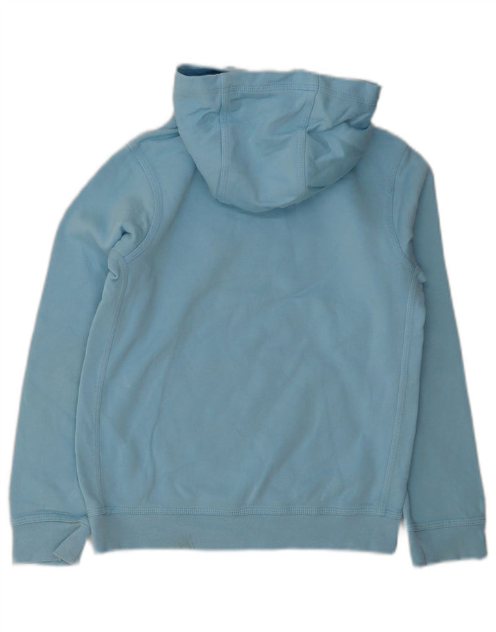 Chłopięcy sweter z kapturem Nike z grafiką 10-11 lat, średni niebieski, bawełniany