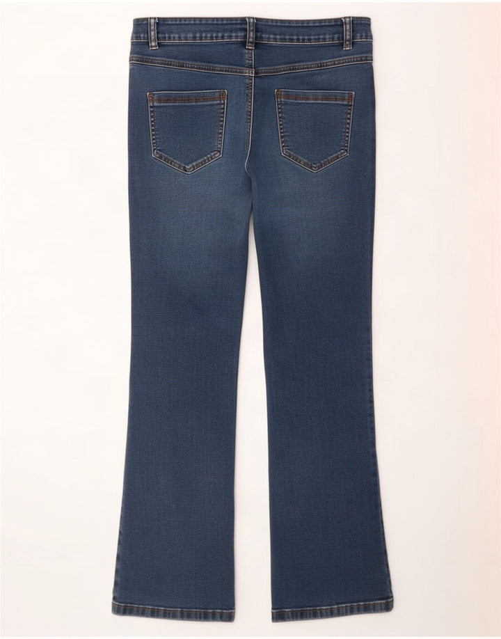 Damskie jeansy Bootcut M&Co UK 12 Medium W30 L28 Niebieskie, bawełniane