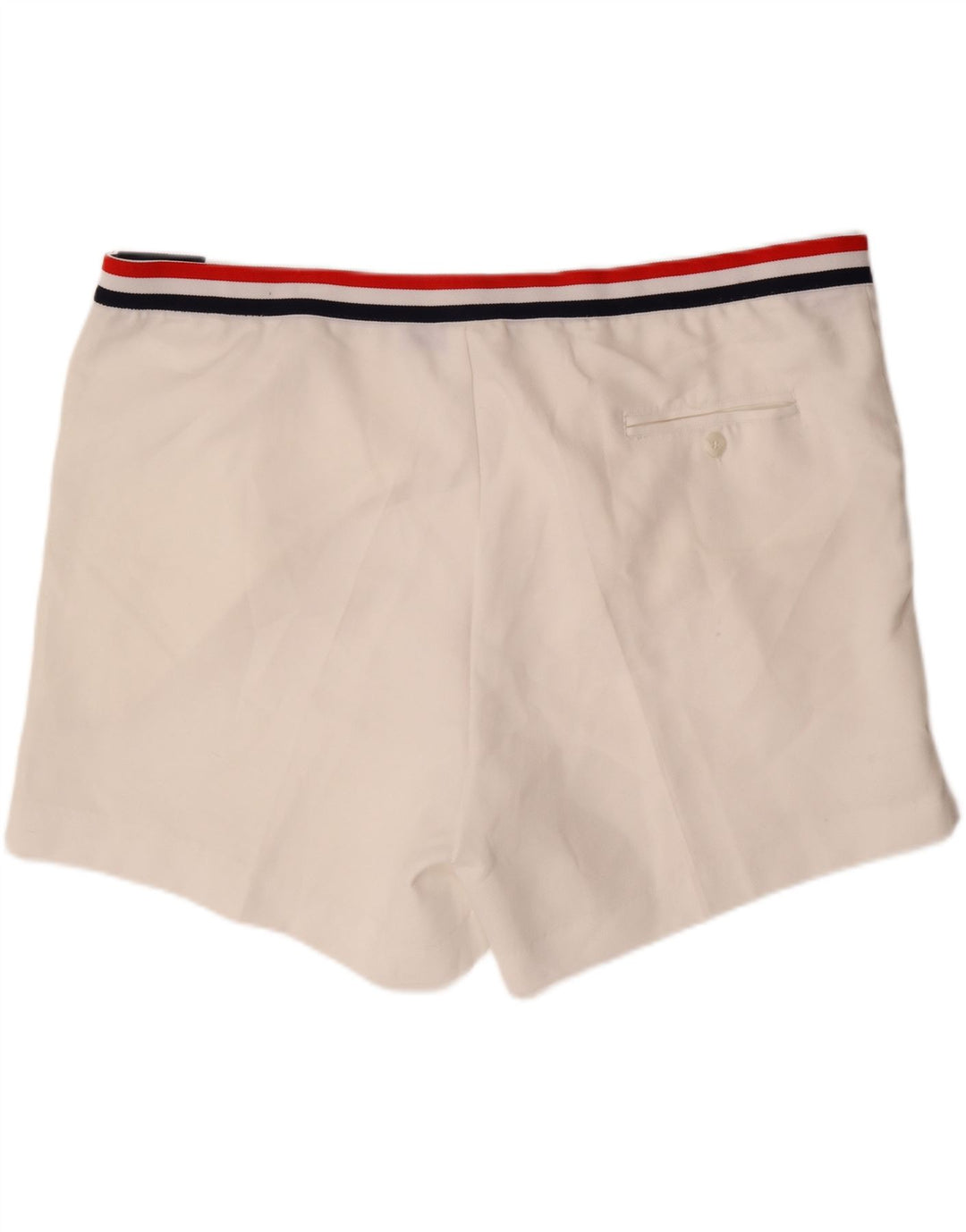 VINTAGE Mens Chino Shorts IT 56 3XL W42 White Polyester