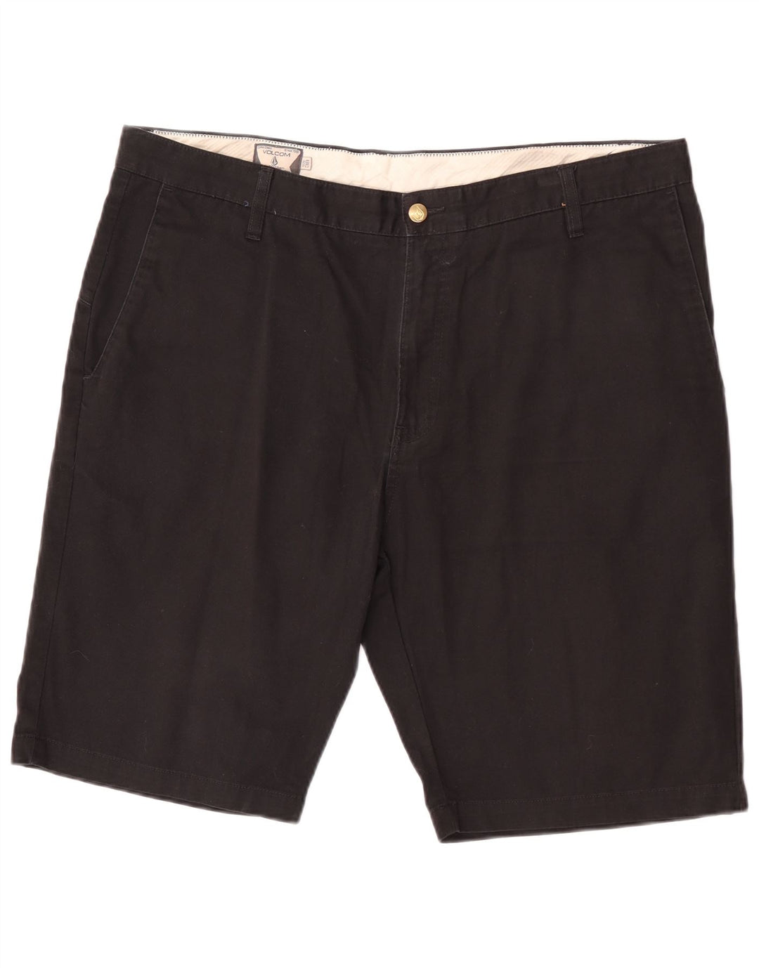 Męskie spodenki chino Volcom W38 XL, czarna bawełna