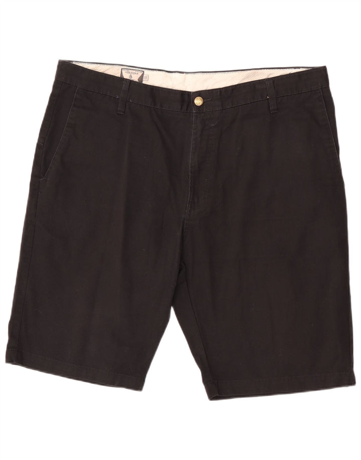 Męskie spodenki chino Volcom W38 XL, czarna bawełna