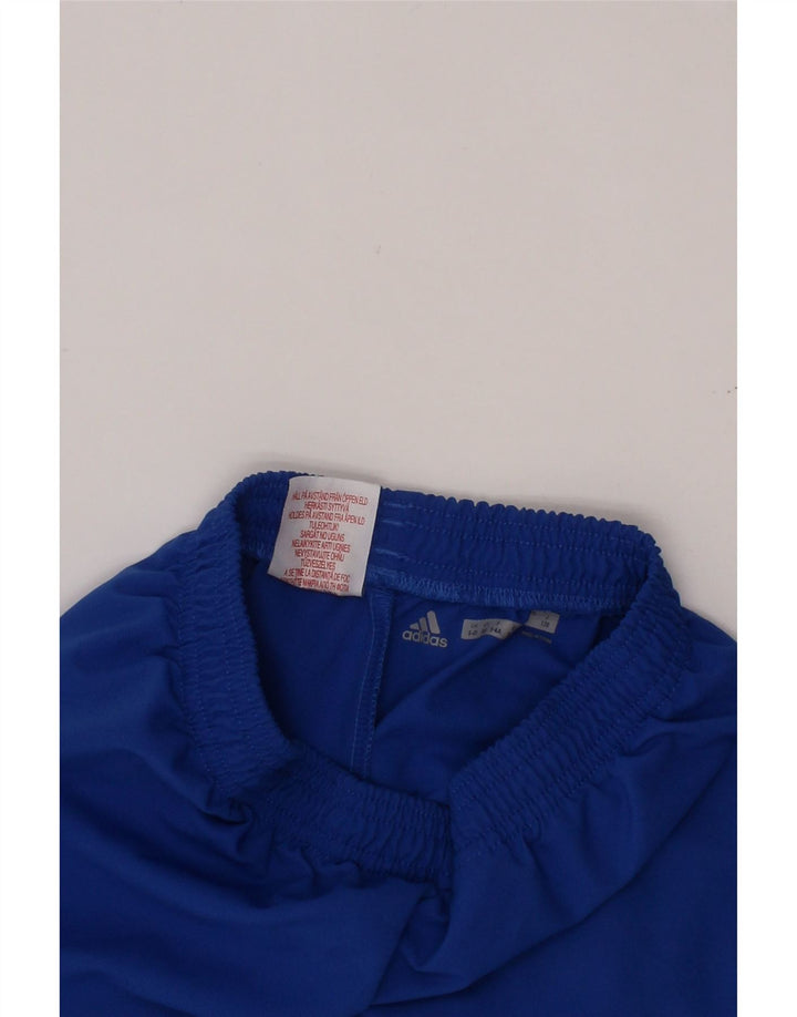 Chłopięce spodenki sportowe ADIDAS Leinster do rugby 5-6 lat, niebieskie, poliestrowe