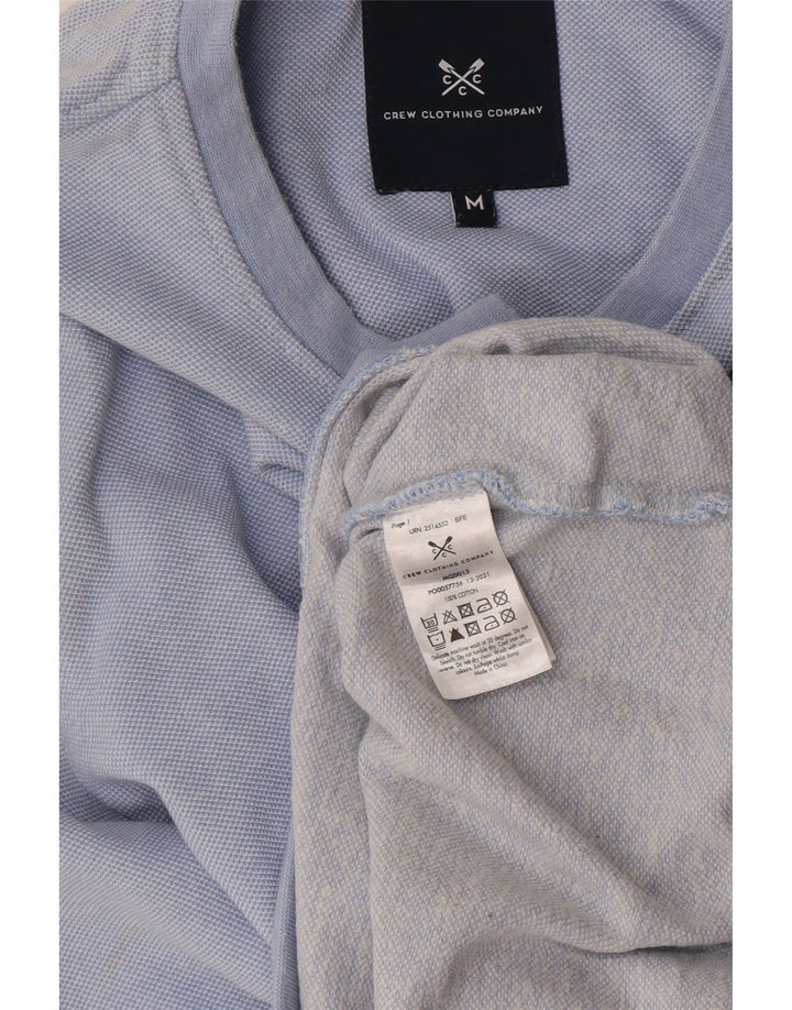 Crew Clothing Męska bluza sweterkowa Średni niebieski bawełniany