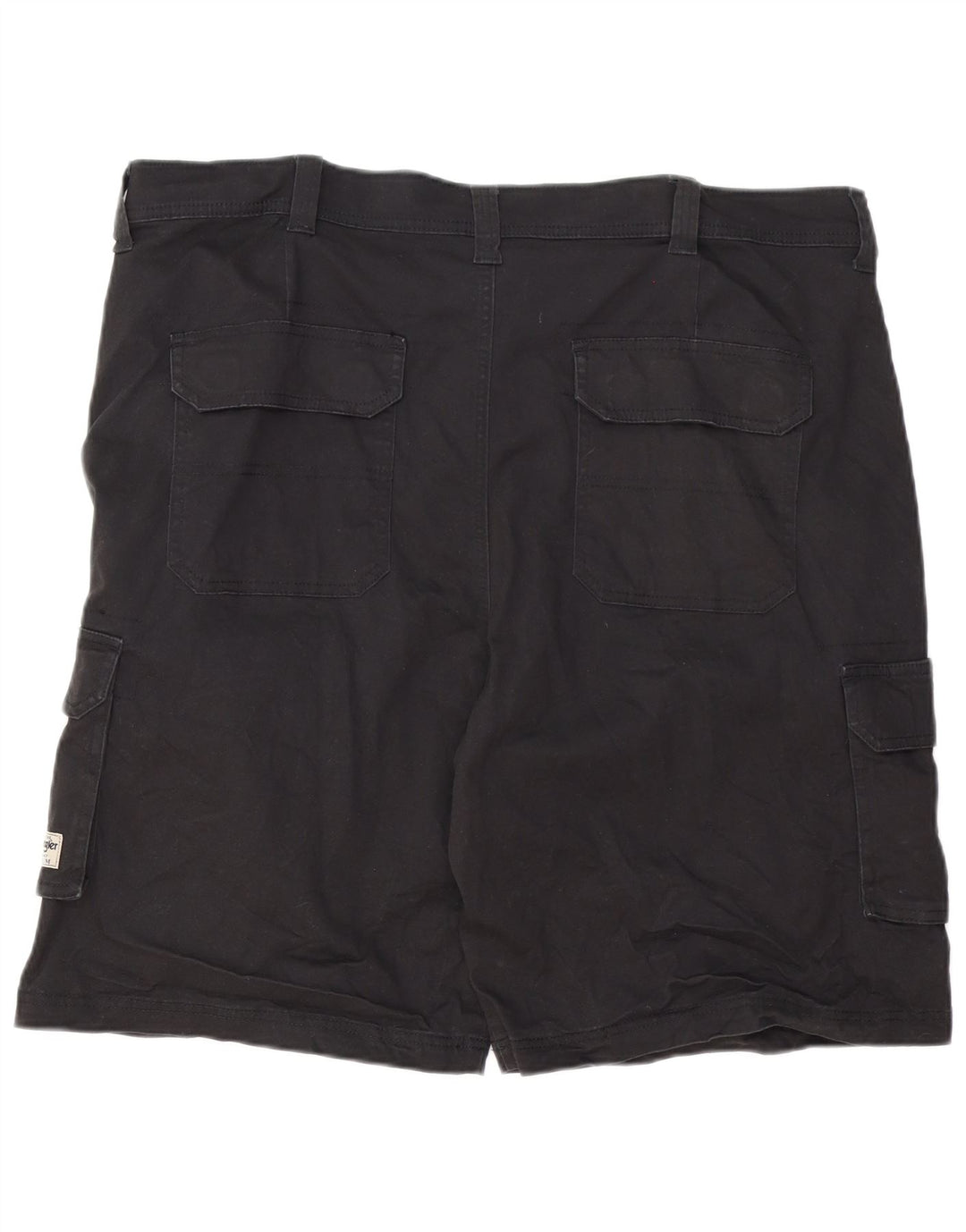 Męskie spodenki cargo WRANGLER W40 XL, czarne, bawełniane