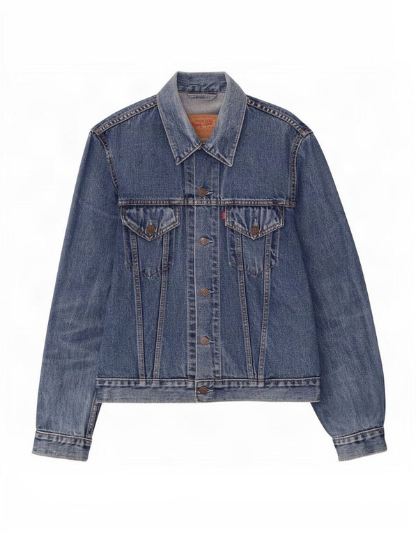 Męska kurtka dżinsowa Levi's UK 40, duża, niebieska, bawełniana