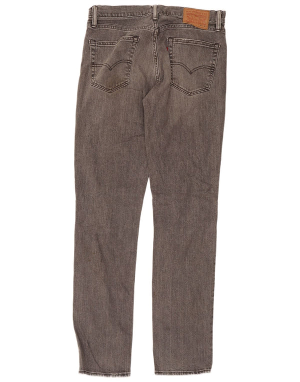Męskie jeansy Levi's 511 Slim W32 L34 Szara bawełna