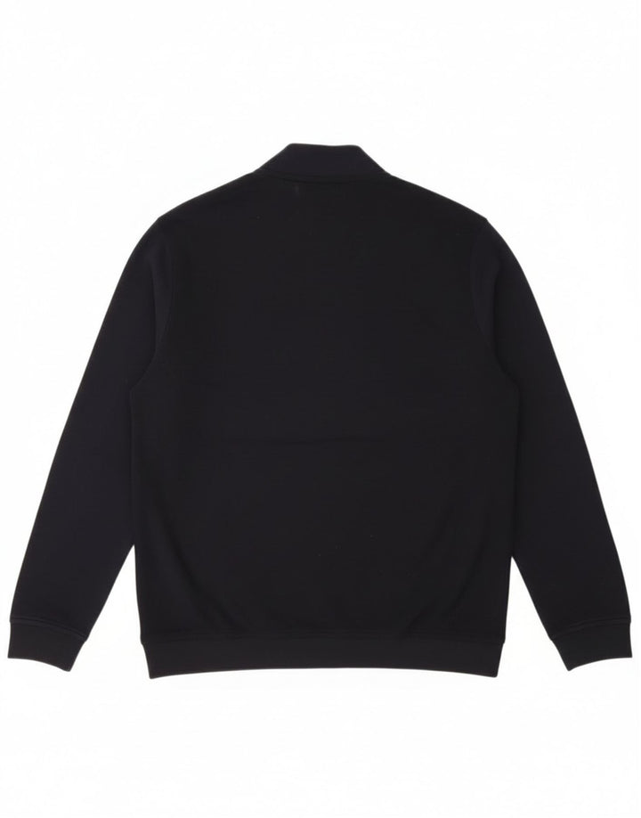 Męski sweter Ted Baker z zamkiem błyskawicznym, rozmiar 4, duży, granatowy, poliester