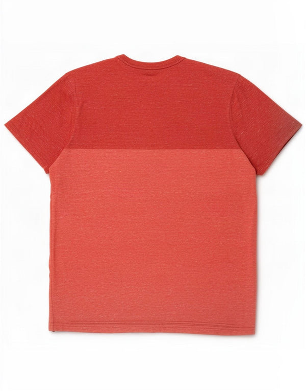 Mossimo T-Shirt męski Top średni czerwony Colorblock Cotton