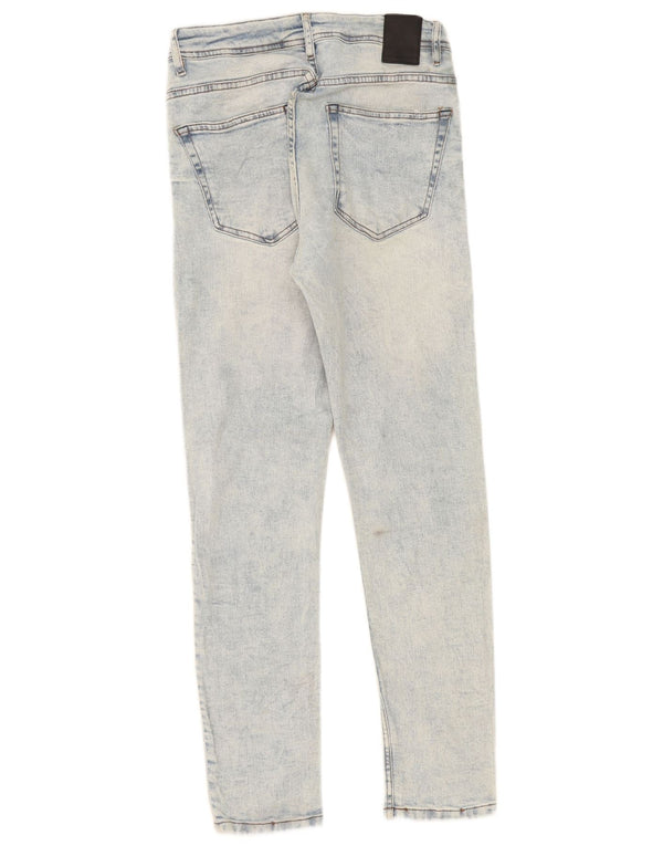 Męskie jeansy obcisłe Zara EU 44 Large W34 L31 Niebieskie bawełniane