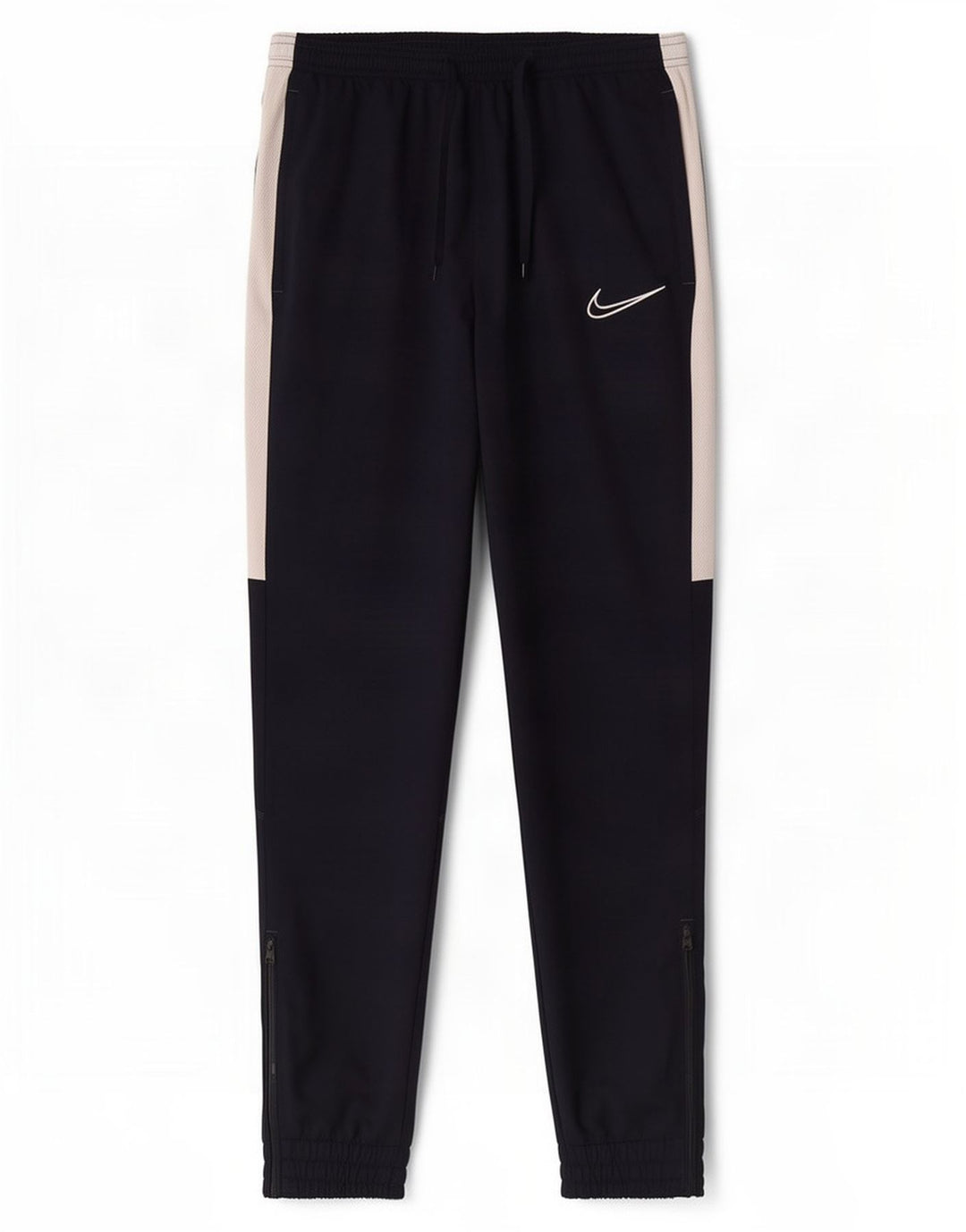 Męskie spodnie dresowe Nike Dri Fit, poliester w kolorze średniego granatu, w blokach kolorów
