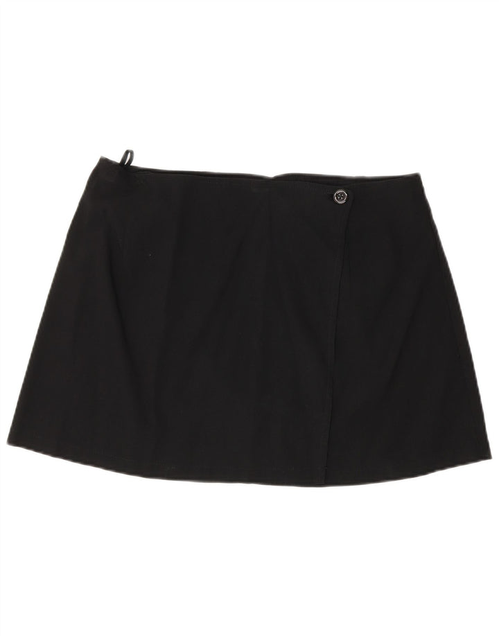 Damska spódnica mini kopertowa Orsay IT 42 Medium W30 Czarna wiskoza