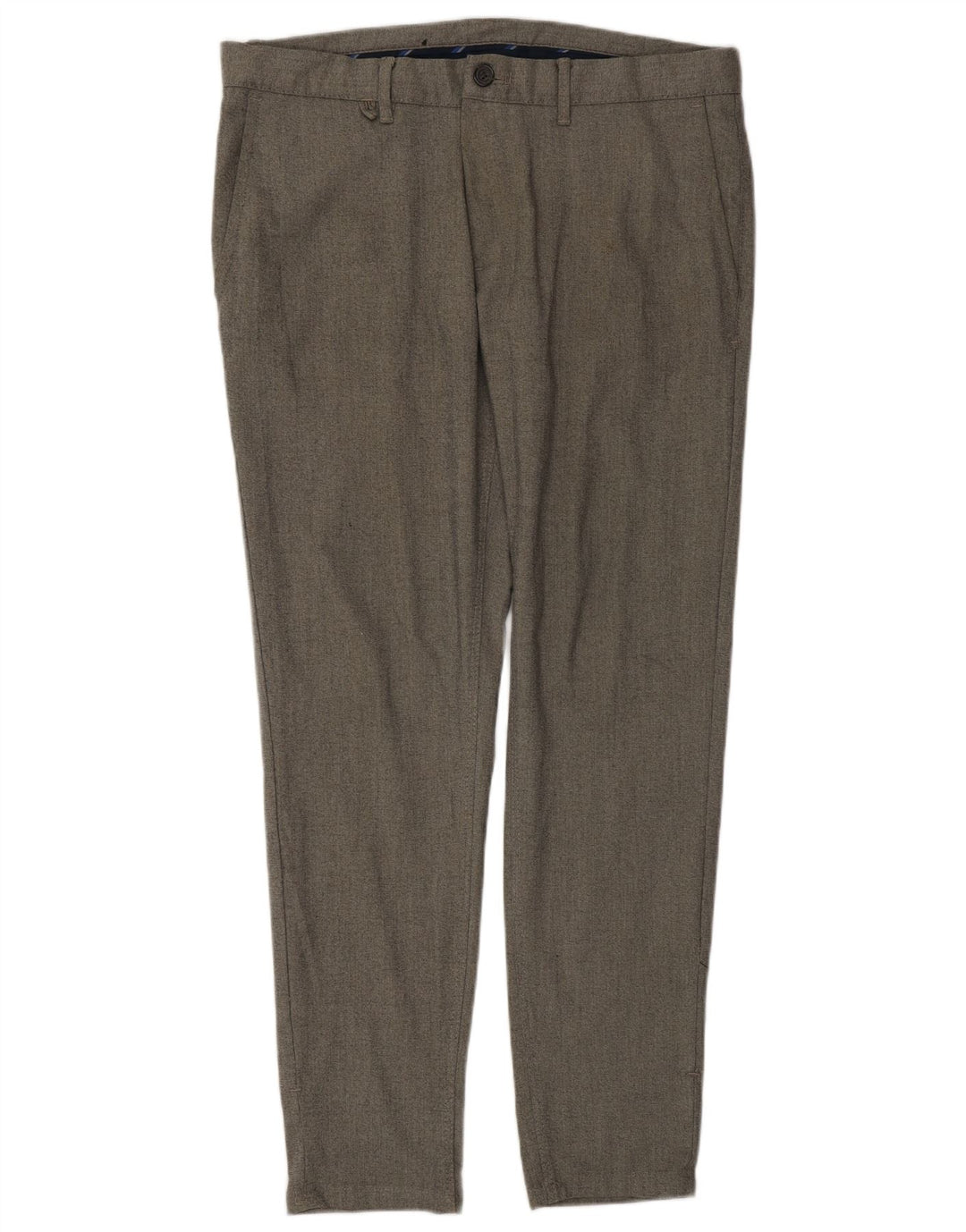 Męskie spodnie chino Zara EU 42 Large W32 L29 Szary poliester