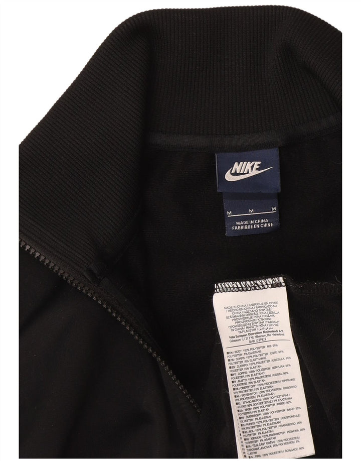 Damska kurtka dresowa Nike UK 12, poliester w kolorze średniej czerni