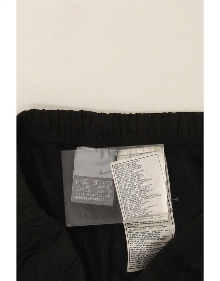 Damskie spodnie dresowe Nike Capri UK 8/10, małe, czarne, poliestrowe