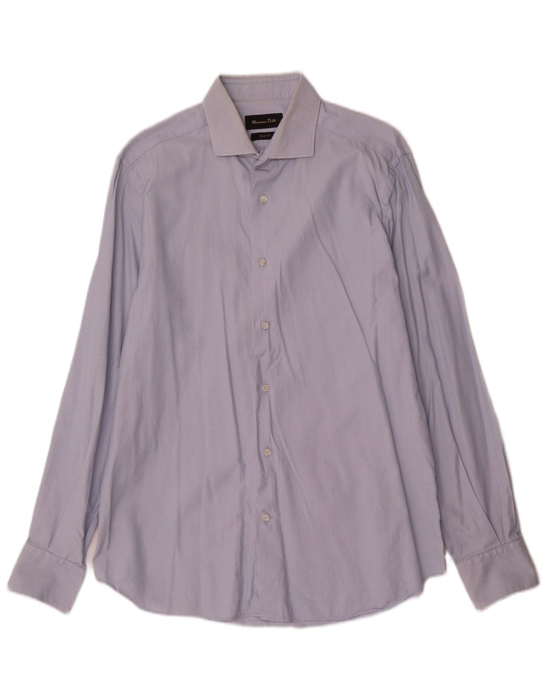 Koszula męska Massimo Dutti Slim Fit, rozmiar 41 16, duża niebieska