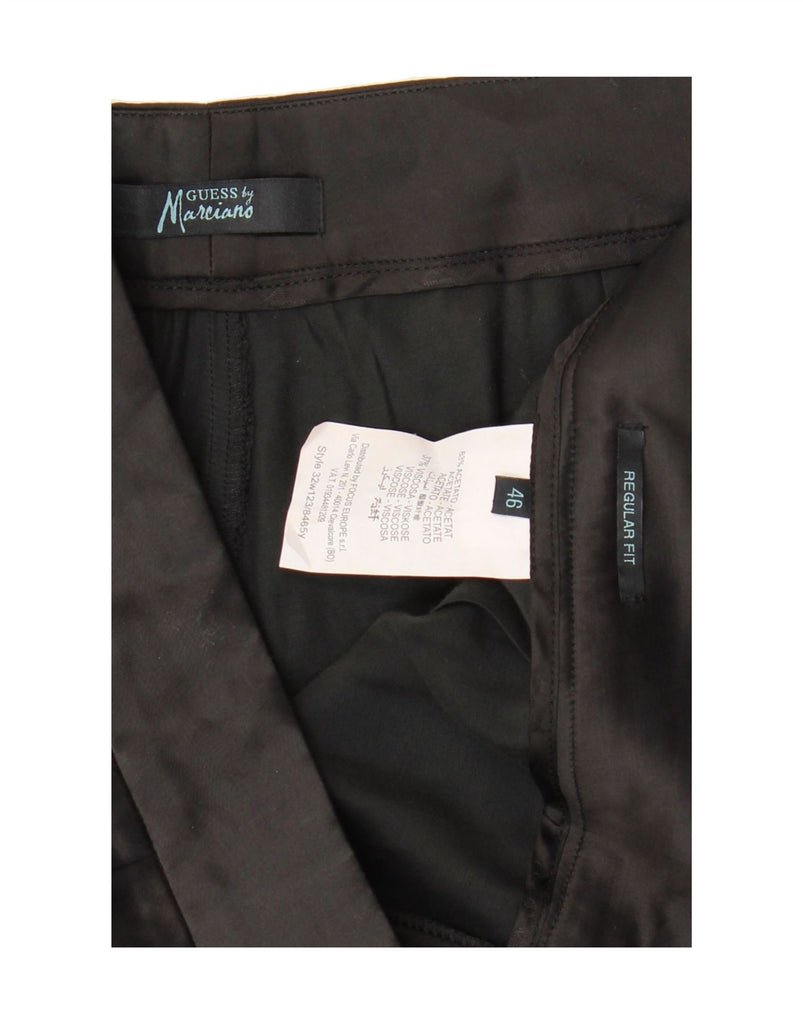 GUESS BY MARCIANO Womens Straight Chino Trousers IT 46 Large W34 L38 Black Vintage Guess By Marciano and Second-Hand Guess By Marciano from Messina Hembry 