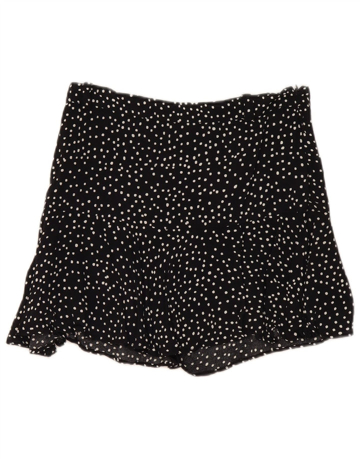 Skort damski Zara UK 14 Średni czarny w cętki wiskoza