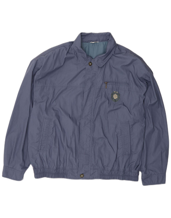 Męska kurtka bomberka IT 60 5XL w stylu vintage, granatowa, poliester