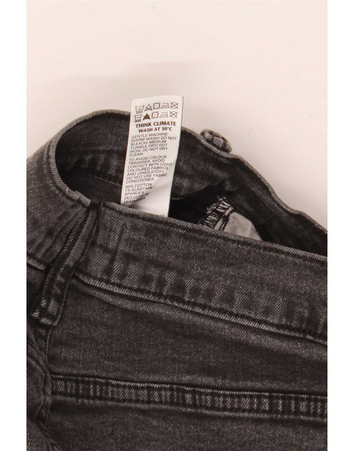 Marks & Spencer Męskie jeansy slim W32 L31 Czarne bawełniane