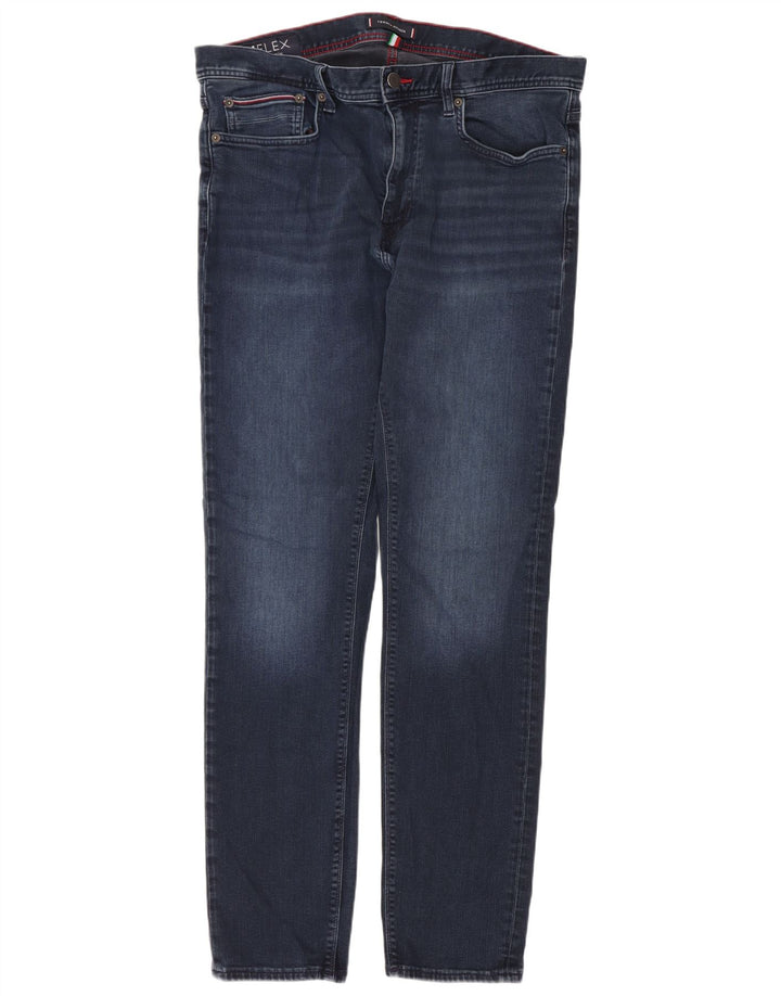 Męskie dżinsy Tommy Hilfiger Bleecker Slim W36 L32 Niebieska bawełna