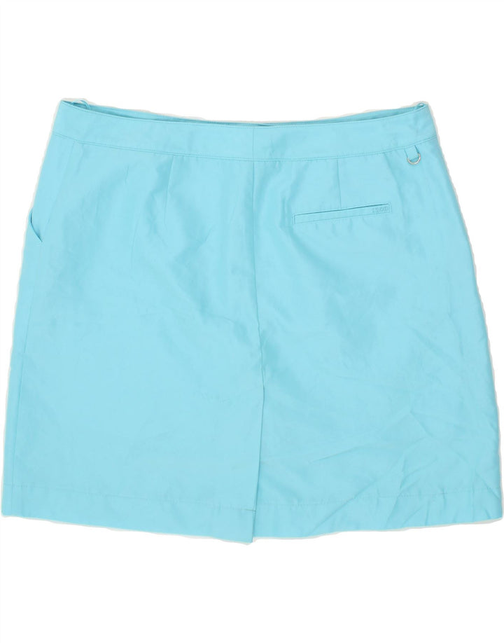 IZOD Womens Mini Skirt US 12 Large W34 Blue Polyester Vintage Izod and Second-Hand Izod from Messina Hembry 