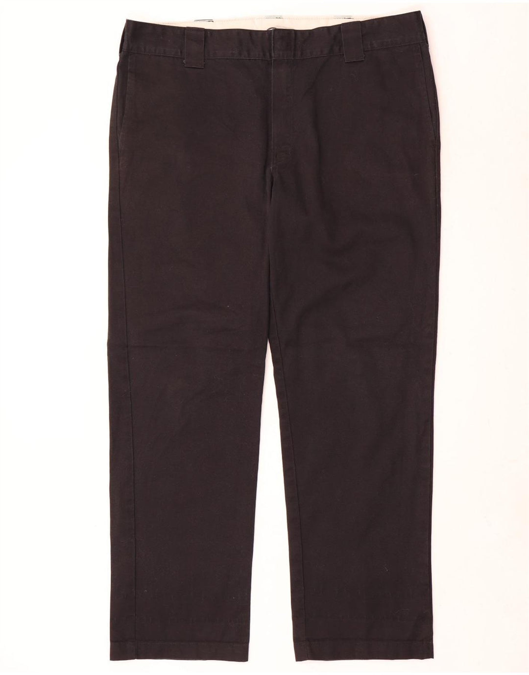 Męskie spodnie typu slim, proste chino Dickies W38 L32, czarny poliester