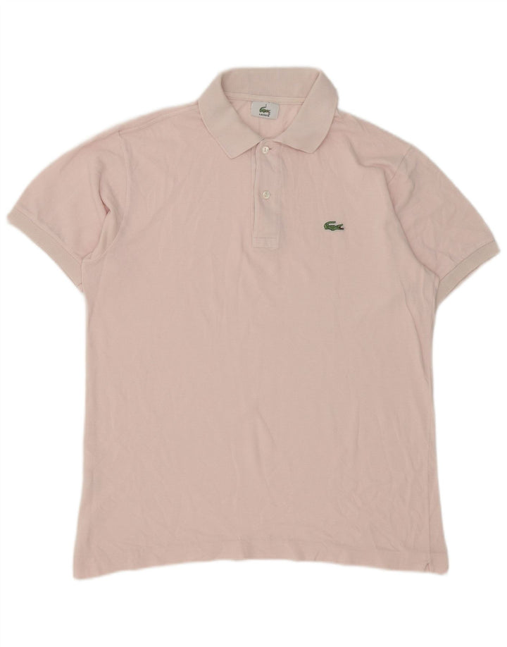 Męska koszulka polo Lacoste, rozmiar 3, mała, różowa, bawełniana