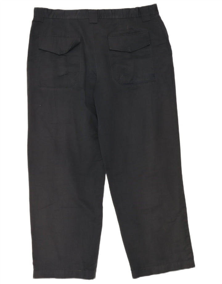 Męskie spodnie chino Marks & Spencer Blue Harbor Straight W36 L29 granatowe