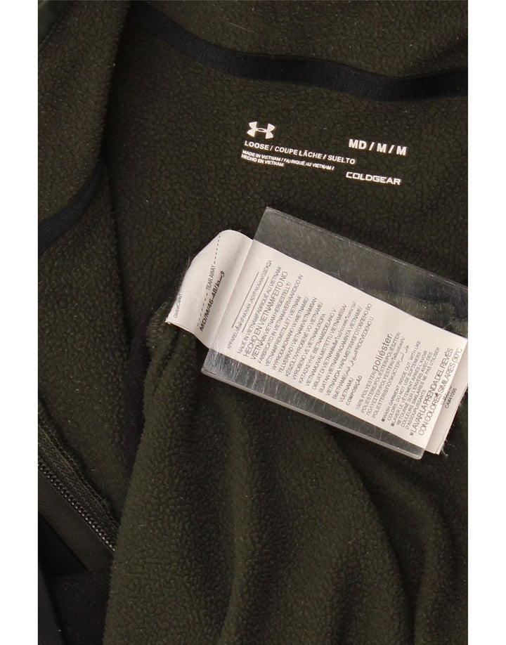 Męski sweter z grafiką UNDER ARMOUR Cold Gear, kolor khaki