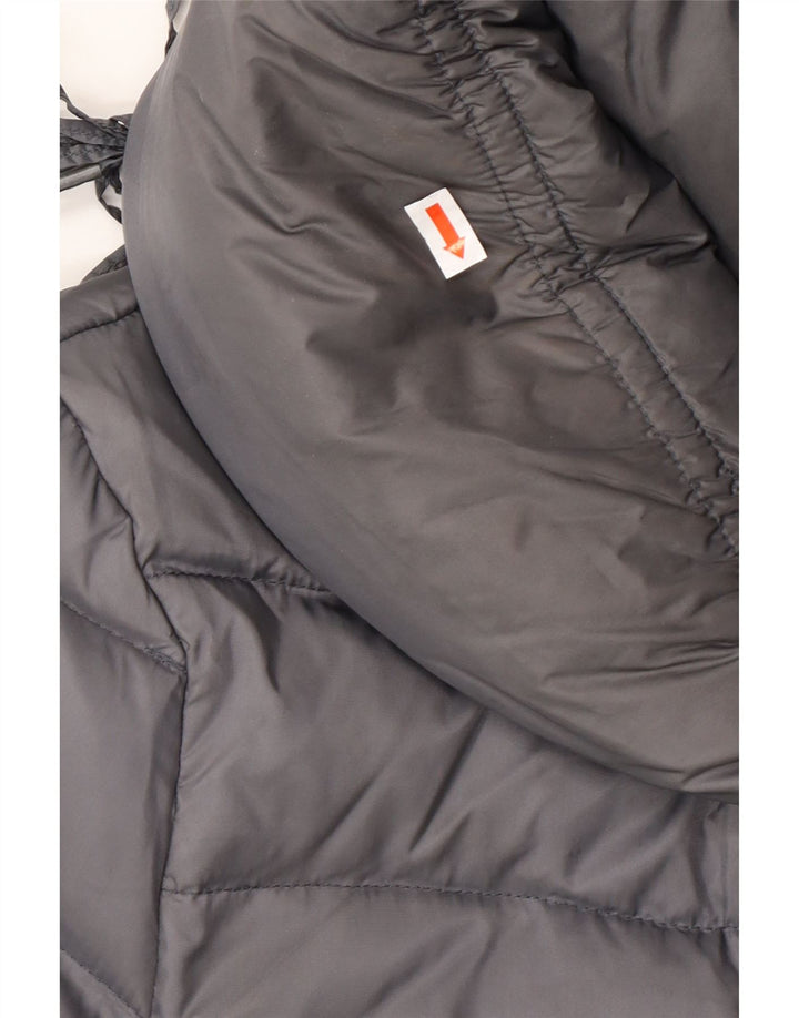 Damski ocieplany płaszcz GUESS UK 6 XS, szary poliester