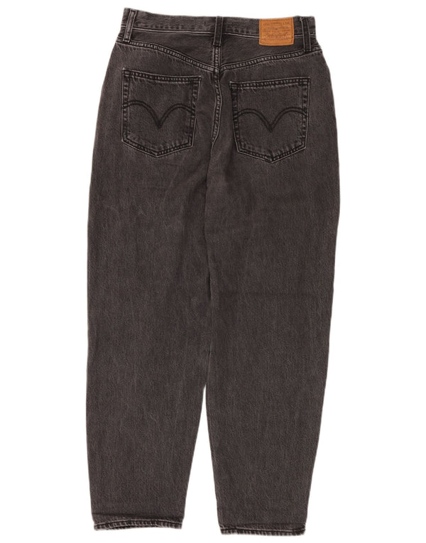 Damskie jeansy LEVI'S o luźnym kroju z wysokim stanem W29 L27 Szara bawełna