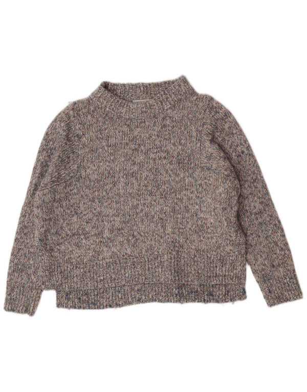 Cos Damski sweter o swobodnym kroju z golfem UK 6 XS, szary nakrapiany