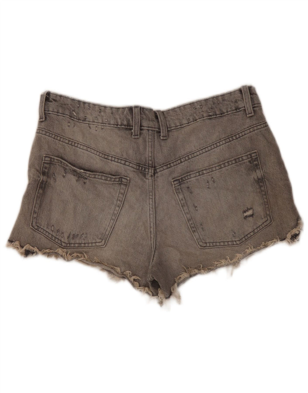 Damskie spodnie jeansowe Zara w trudnej sytuacji EU 40 Medium W30, szara bawełna