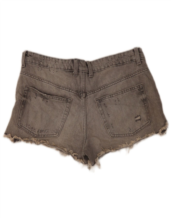 Damskie spodnie jeansowe Zara w trudnej sytuacji EU 40 Medium W30, szara bawełna