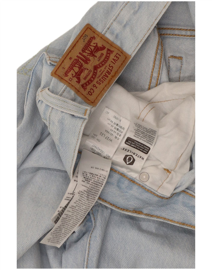 Męskie jeansy Levi's 501 Straight W27 L32 Niebieskie bawełniane