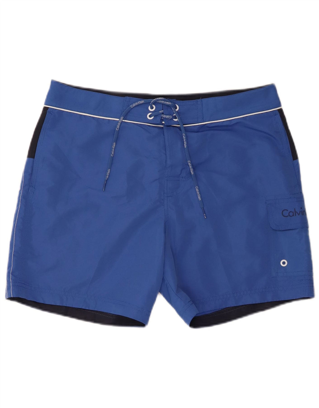 Męskie spodenki kąpielowe Calvin Klein, średni niebieski, poliester