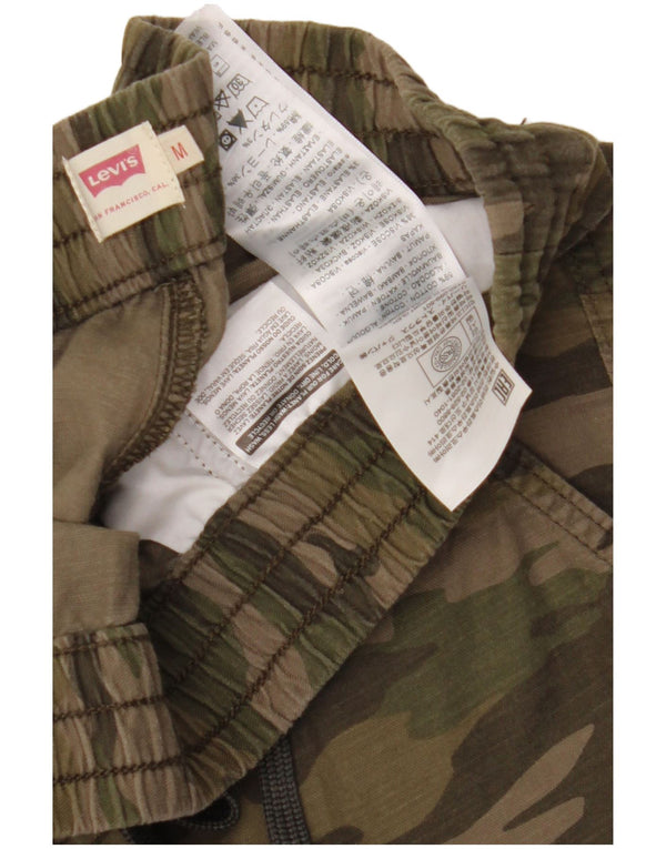 Damskie spodnie do biegania Levi's, średnie W30 L25, kamuflaż khaki
