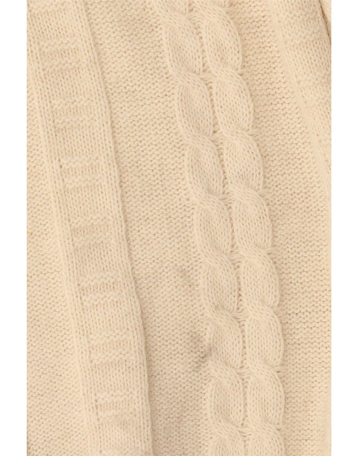 Męski sweter Pierre Cardin z dekoltem w łódkę, duży, beżowy
