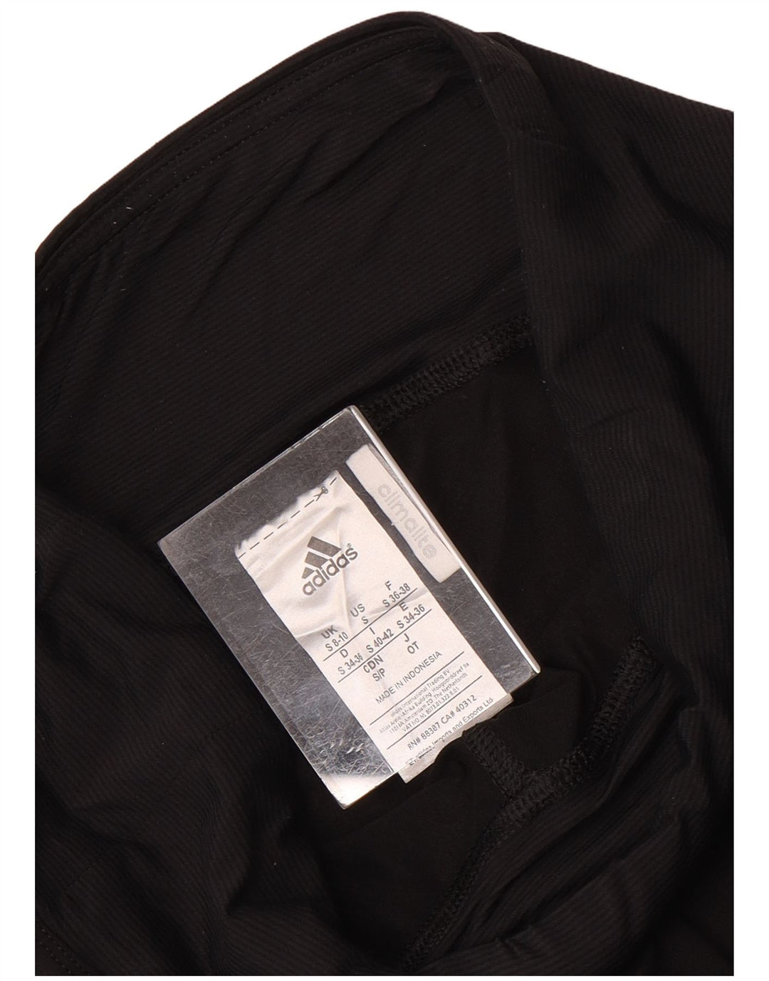 Damskie legginsy Adidas Climalite UK 8/10, mały, czarny nylon