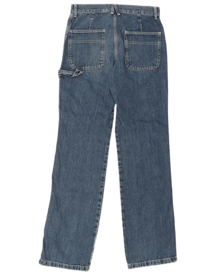 Dżinsy damskie Zara Carpenter Straight EU 38 Small W28 L34 Niebieskie